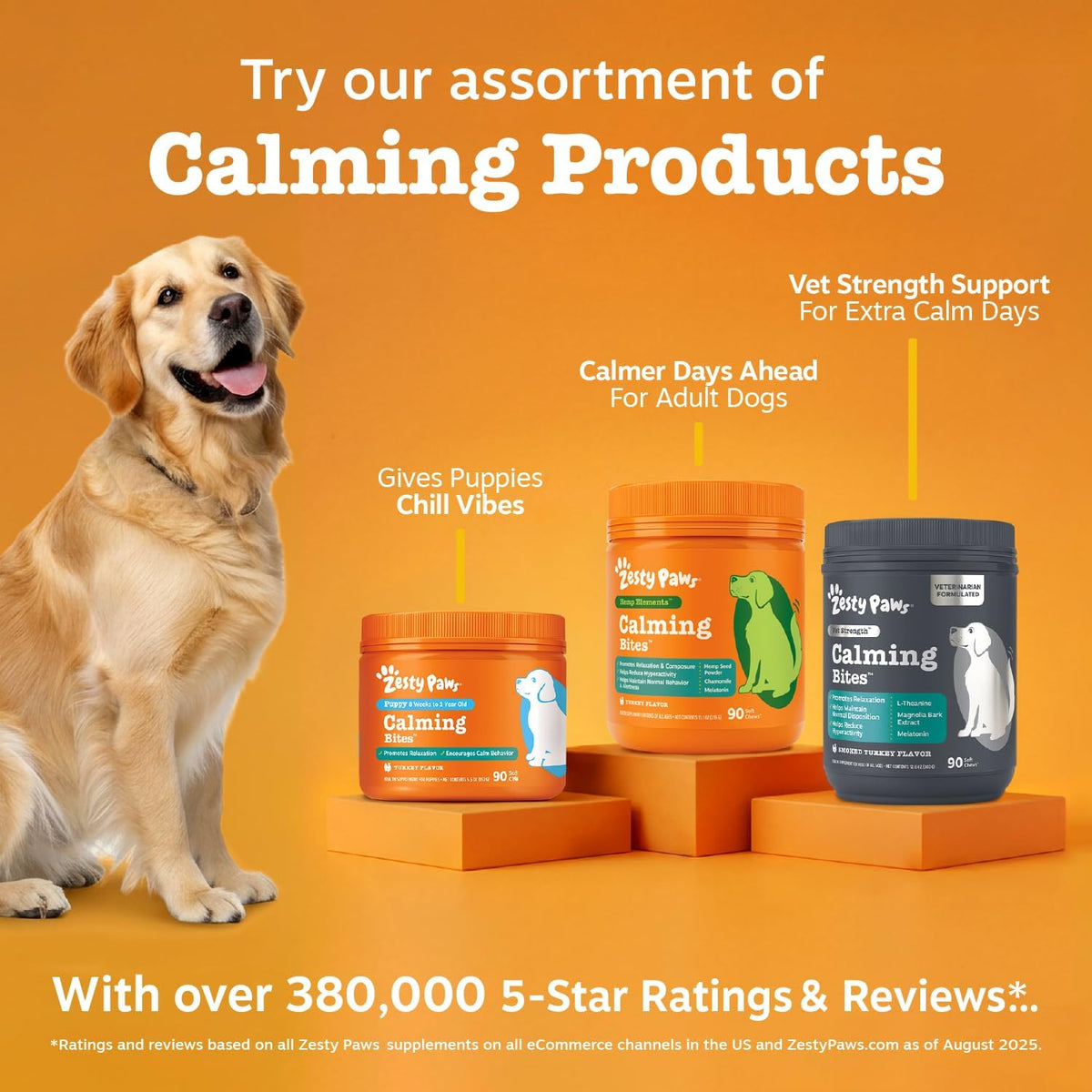 Calming Chews for Dogs - Dog Calming Supplement, PB
