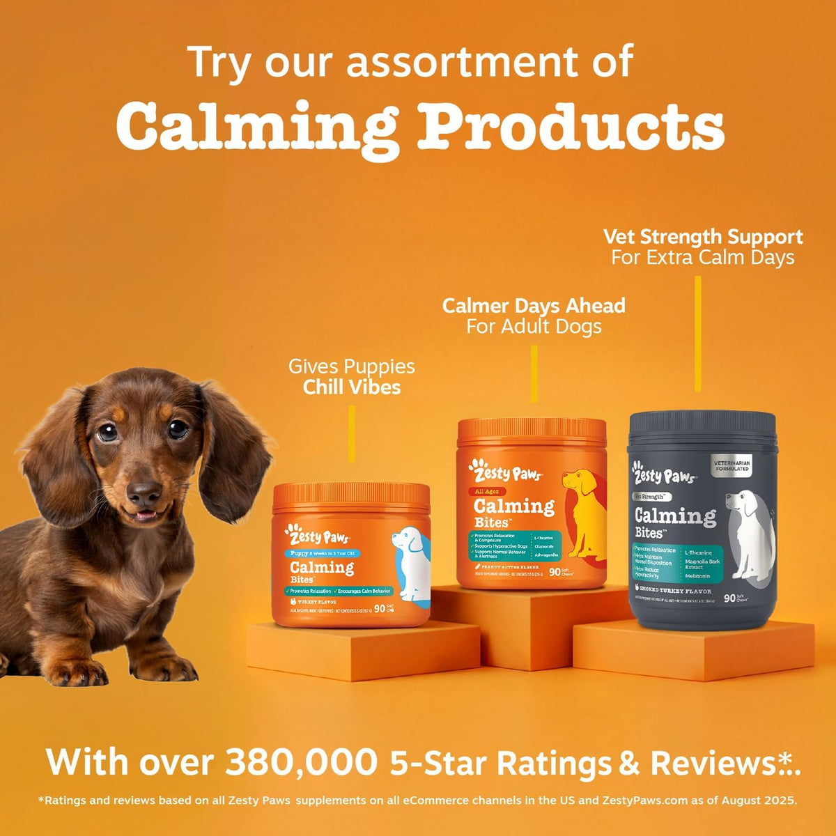 Calming Chews for Dogs - Dog Calming Supplement, PB