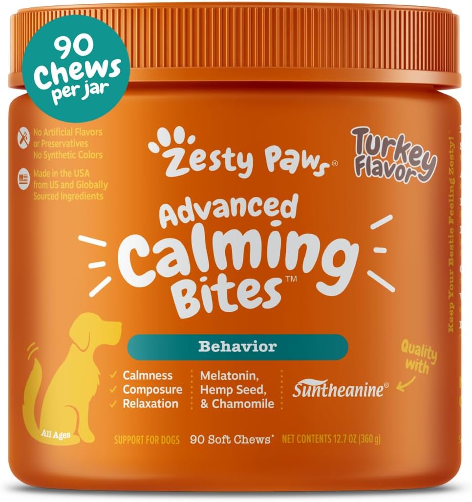 Calming Chews for Dogs - Dog Calming Supplement, PB