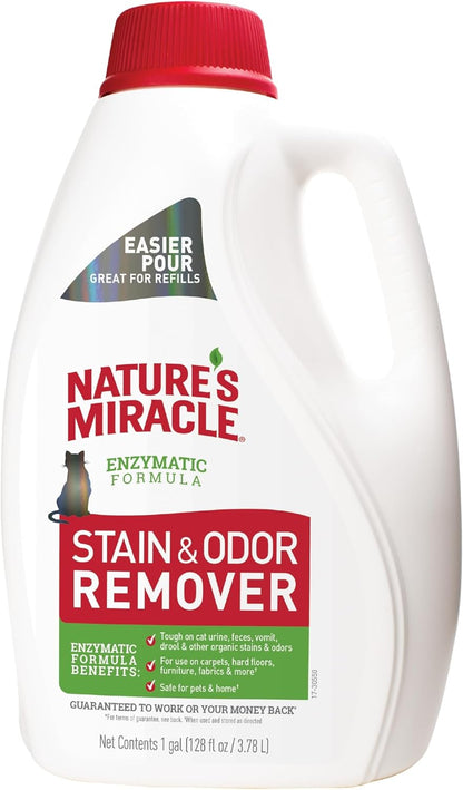 Cat Stain and Odor Remover With New Odor Control Formula 32 Ounce Spray