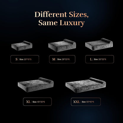 XL Dog Bed, 45x35x9.1 Inch, Orthopedic Large Dog Beds, Eggshell Memory Foam Infused with Cooling Gel, Water Resistant, Machine Washable, Includes Inner Cover