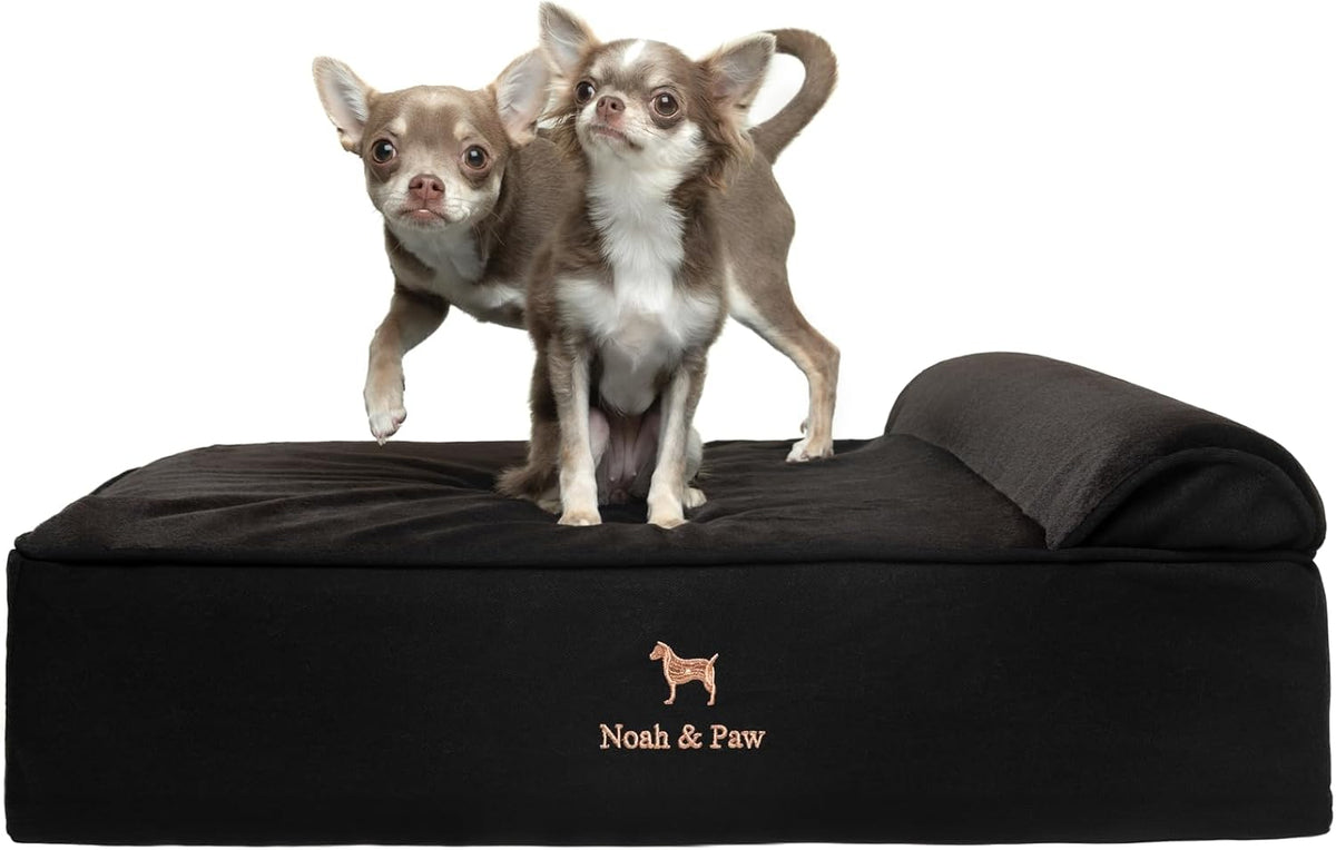 XL Dog Bed, 45x35x9.1 Inch, Orthopedic Large Dog Beds, Eggshell Memory Foam Infused with Cooling Gel, Water Resistant, Machine Washable, Includes Inner Cover
