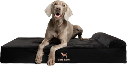 XL Dog Bed, 45x35x9.1 Inch, Orthopedic Large Dog Beds, Eggshell Memory Foam Infused with Cooling Gel, Water Resistant, Machine Washable, Includes Inner Cover