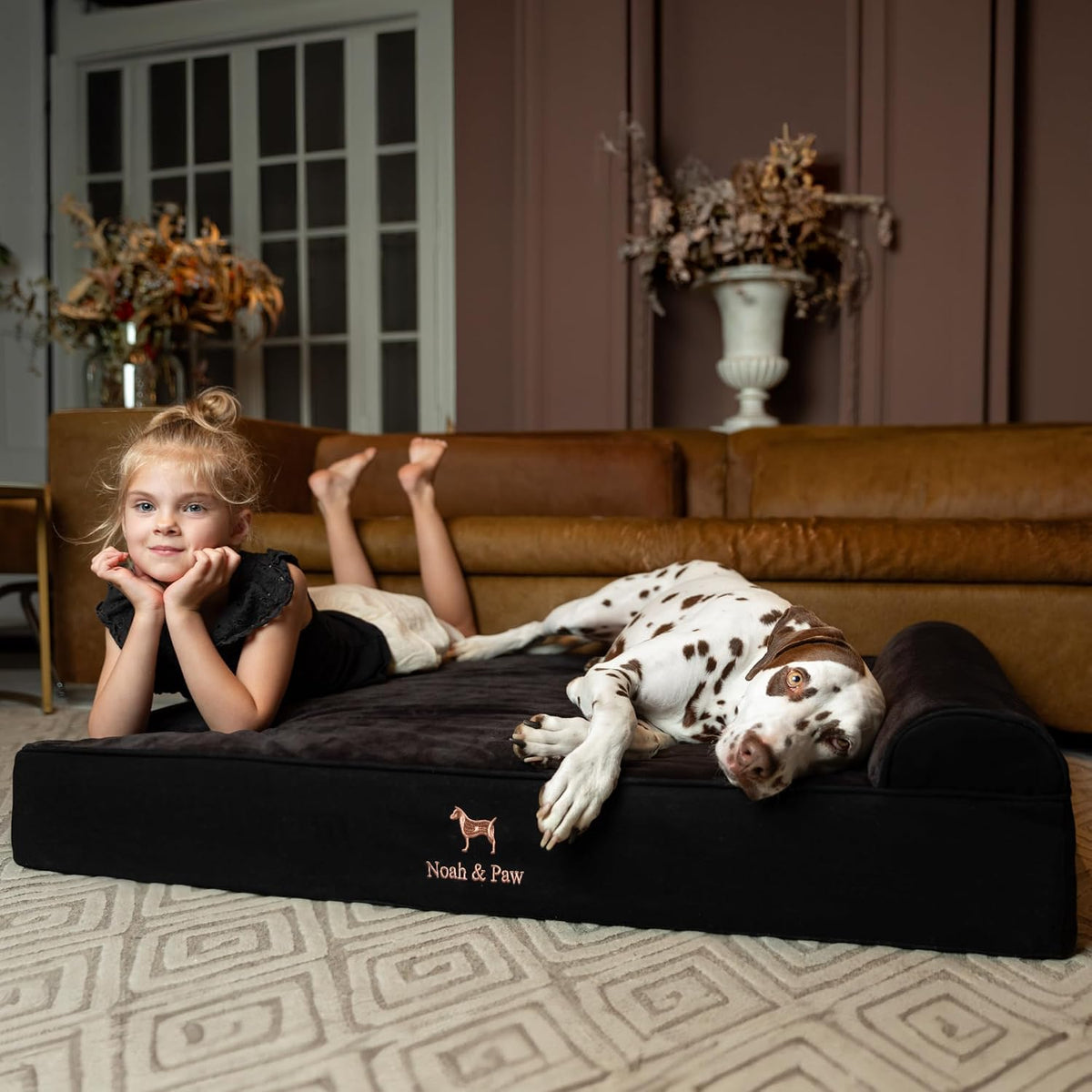 XL Dog Bed, 45x35x9.1 Inch, Orthopedic Large Dog Beds, Eggshell Memory Foam Infused with Cooling Gel, Water Resistant, Machine Washable, Includes Inner Cover