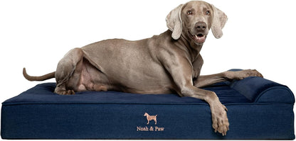XL Dog Bed, 45x35x9.1 Inch, Orthopedic Large Dog Beds, Eggshell Memory Foam Infused with Cooling Gel, Water Resistant, Machine Washable, Includes Inner Cover