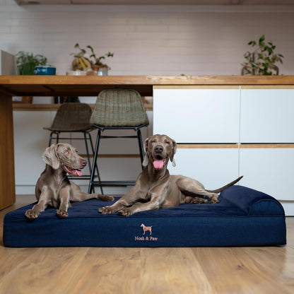 XL Dog Bed, 45x35x9.1 Inch, Orthopedic Large Dog Beds, Eggshell Memory Foam Infused with Cooling Gel, Water Resistant, Machine Washable, Includes Inner Cover