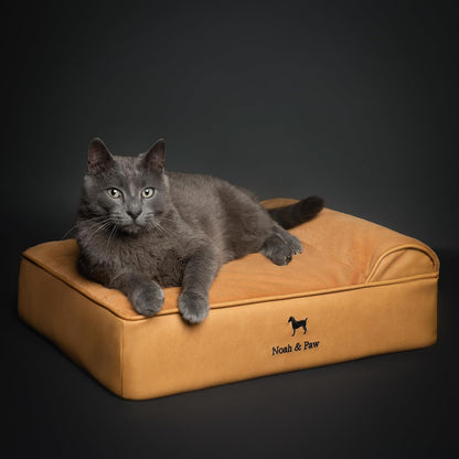 XL Dog Bed, 45x35x9.1 Inch, Orthopedic Large Dog Beds, Eggshell Memory Foam Infused with Cooling Gel, Water Resistant, Machine Washable, Includes Inner Cover
