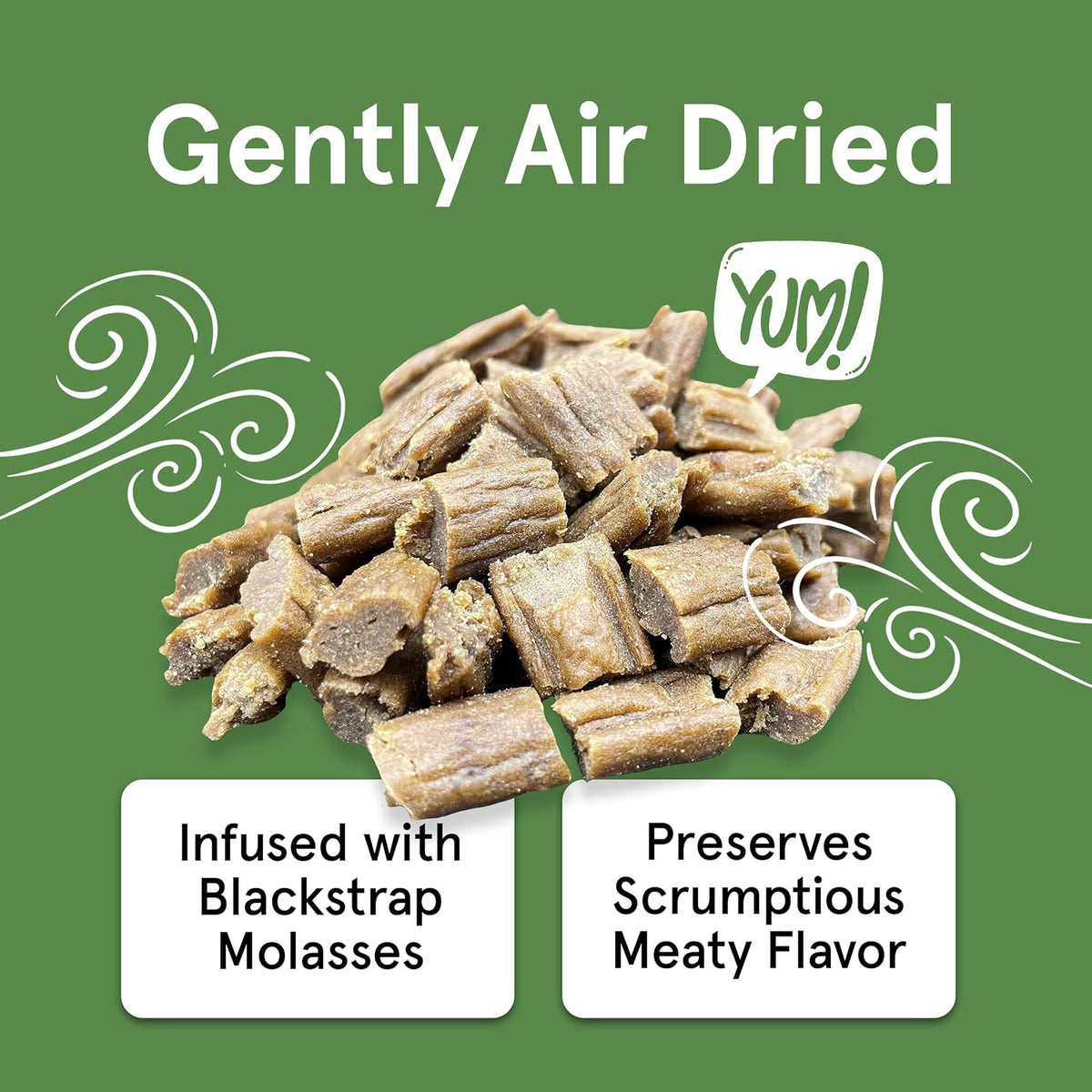 Real Meat Tiny Trainer Bites Dog Treats - 1lb of USA-Made Soft & Chewy Air-Dried Beef Training Treats for Dogs & Puppies - All-Natural Grain-Free Dog Training Treats With Free-Range Grass-Fed Beef