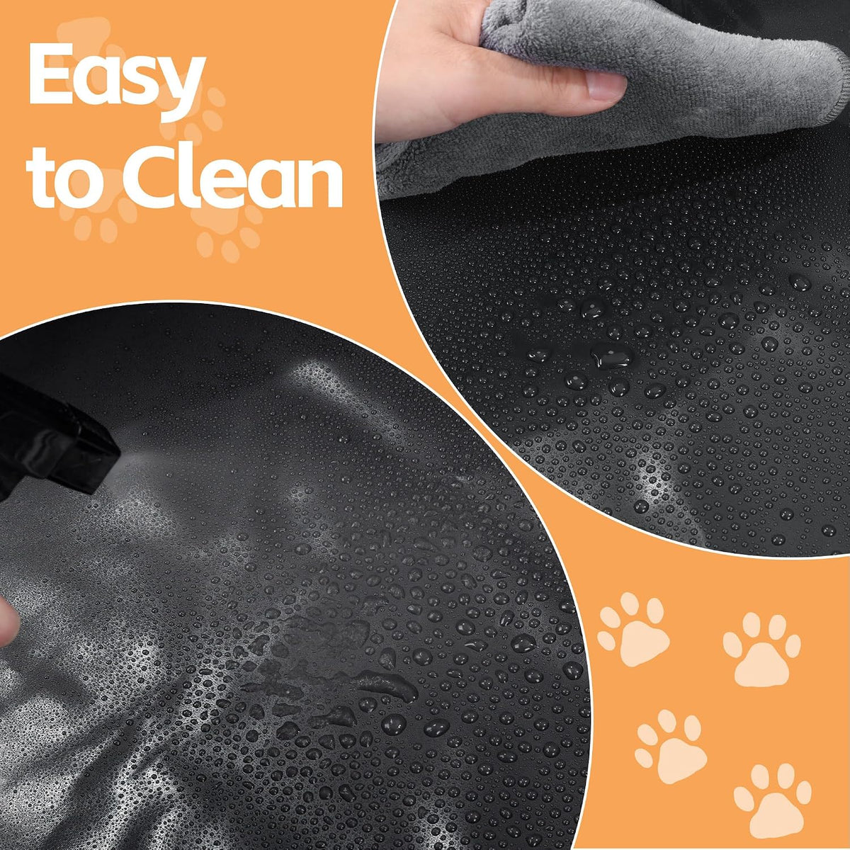 Dog Pee Pad Holder with High Walls, No-Spill Indoor Potty for Large Dogs, Foldable Puppy Litter Box, Patent Pending (33.8" L x 28" W x 17.7" H)