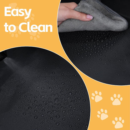 Dog Pee Pad Holder with High Walls, No-Spill Indoor Potty for Large Dogs, Foldable Puppy Litter Box, Patent Pending (33.8" L x 28" W x 17.7" H)