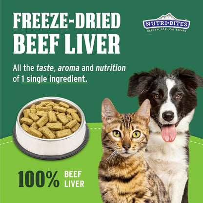 Freeze Dried Beef Liver Dog & Cat Treats, Single Ingredient
