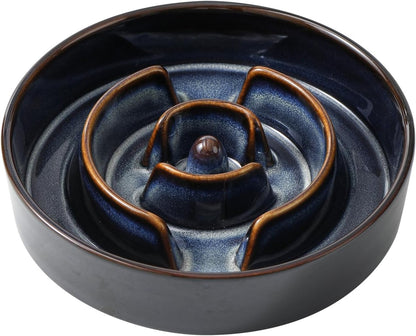 Raised Slow Feeder Dog Bowls, Elevated Dog Bowls Slow Feeder Set