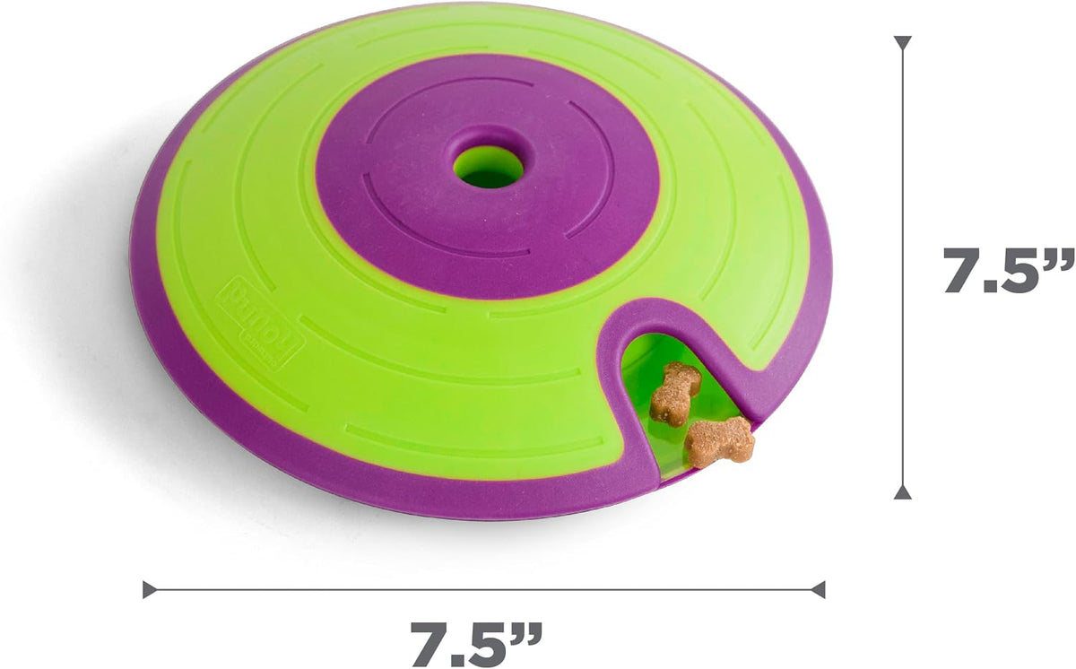 Nina Ottosson Dog Treat Maze Dog Toy, Tap & Flip, 7.5"