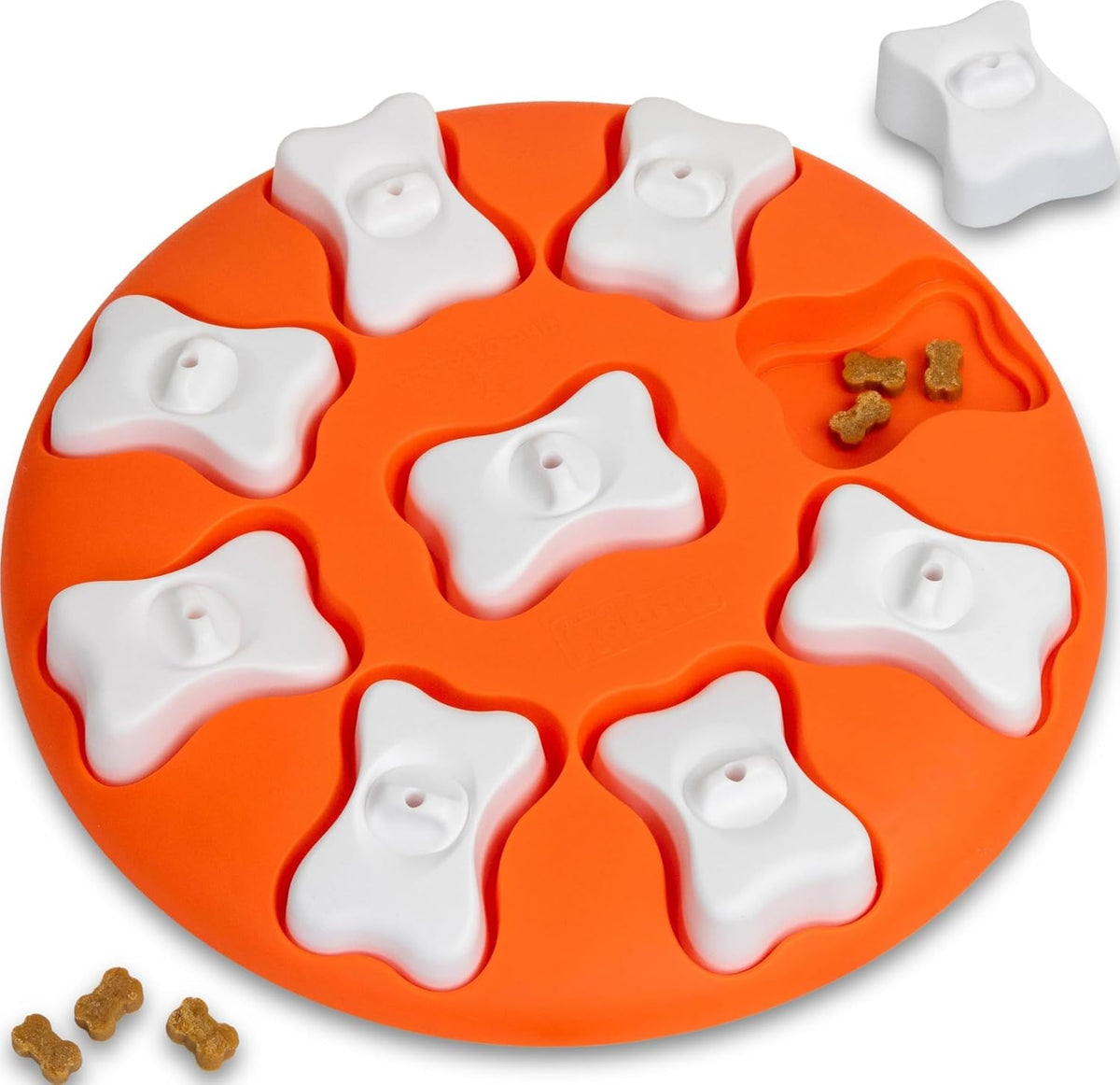 Nina Ottosson Dog Treat Maze Dog Toy, Tap & Flip, 7.5"
