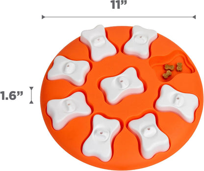 Nina Ottosson Dog Treat Maze Dog Toy, Tap & Flip, 7.5"