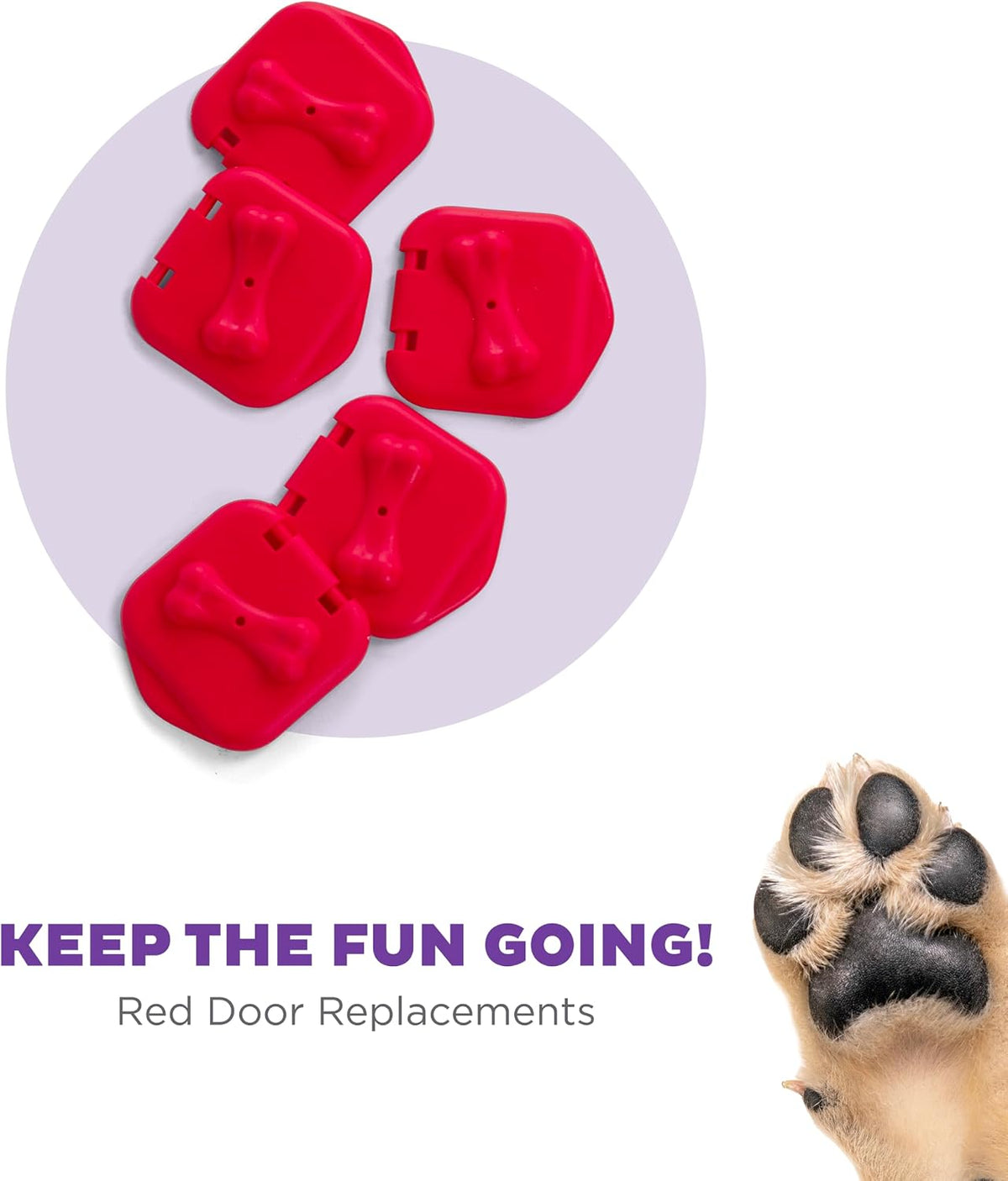Nina Ottosson Dog Treat Maze Dog Toy, Tap & Flip, 7.5"