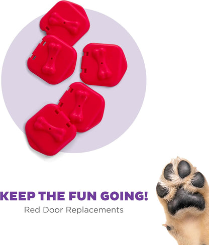Nina Ottosson Dog Treat Maze Dog Toy, Tap & Flip, 7.5"