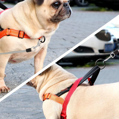 No Pull Dog Harness for Medium Dogs, Soft Padded Handle, Dark Green,M