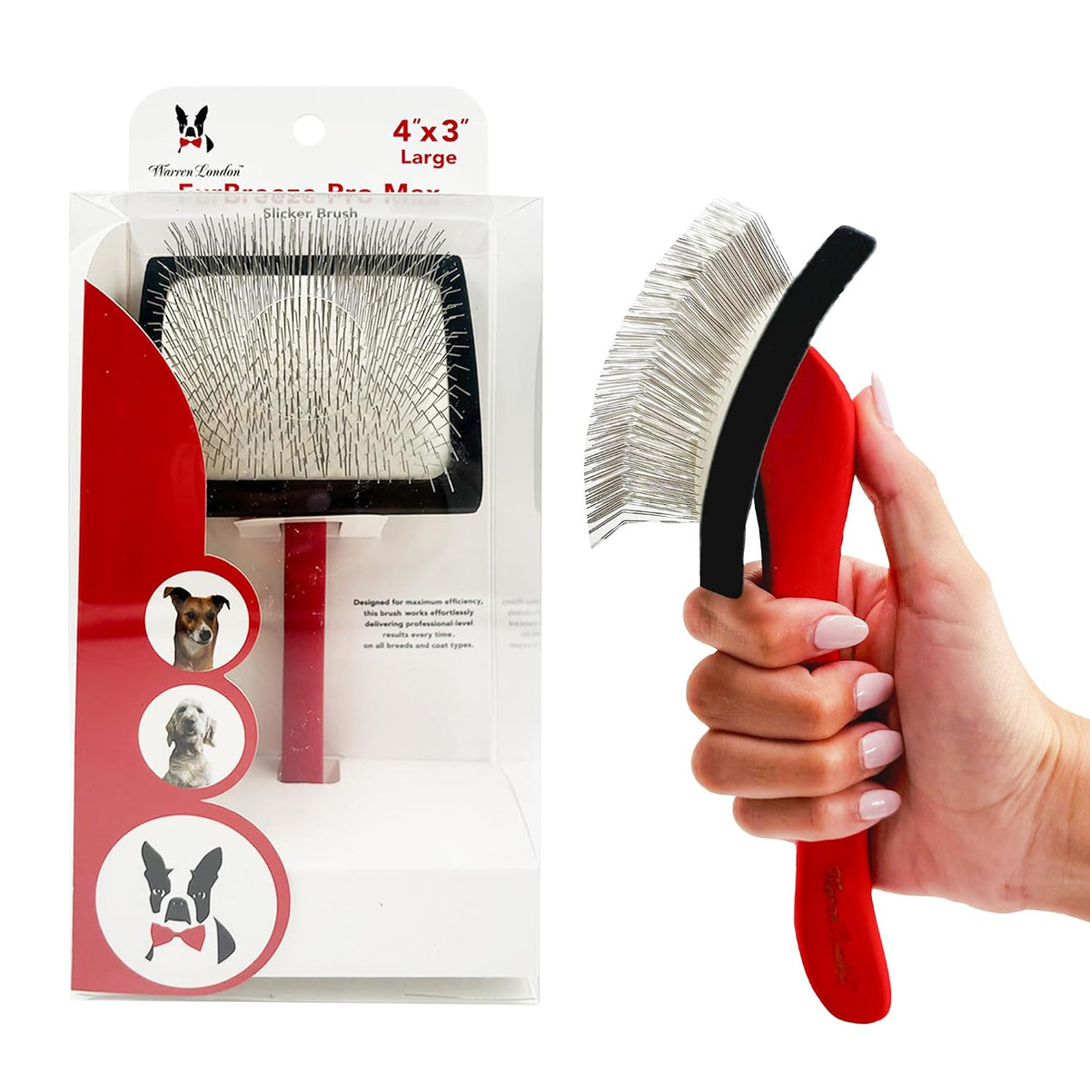 Gentle Touch Slicker Brush for Puppies & Small Dogs