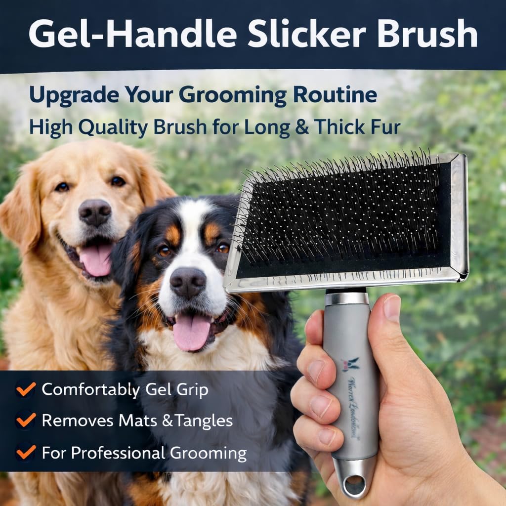 Gentle Touch Slicker Brush for Puppies & Small Dogs