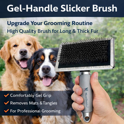Gentle Touch Slicker Brush for Puppies & Small Dogs