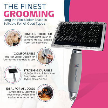 Gentle Touch Slicker Brush for Puppies & Small Dogs