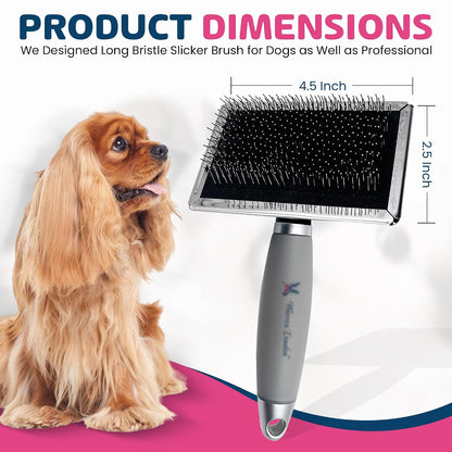 Gentle Touch Slicker Brush for Puppies & Small Dogs