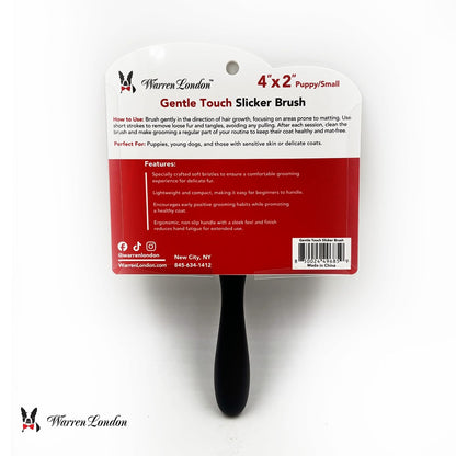 Gentle Touch Slicker Brush for Puppies & Small Dogs
