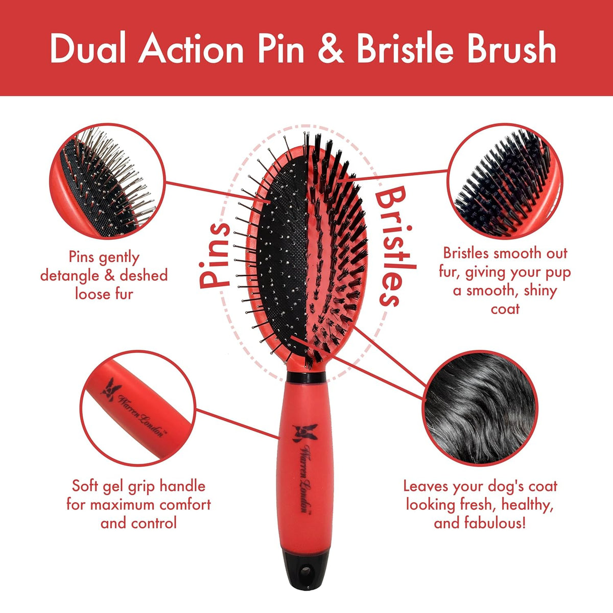 Gentle Touch Slicker Brush for Puppies & Small Dogs