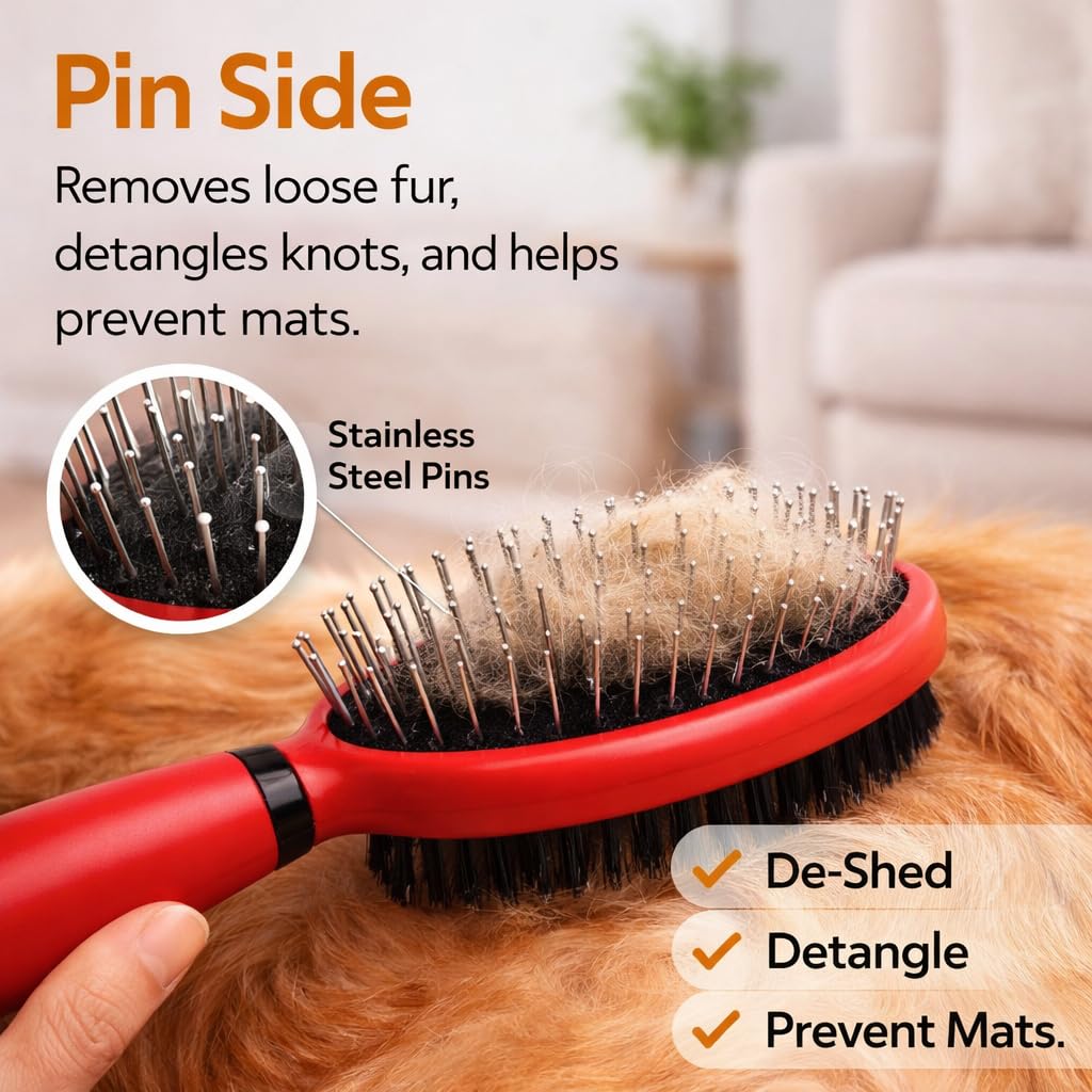 Gentle Touch Slicker Brush for Puppies & Small Dogs