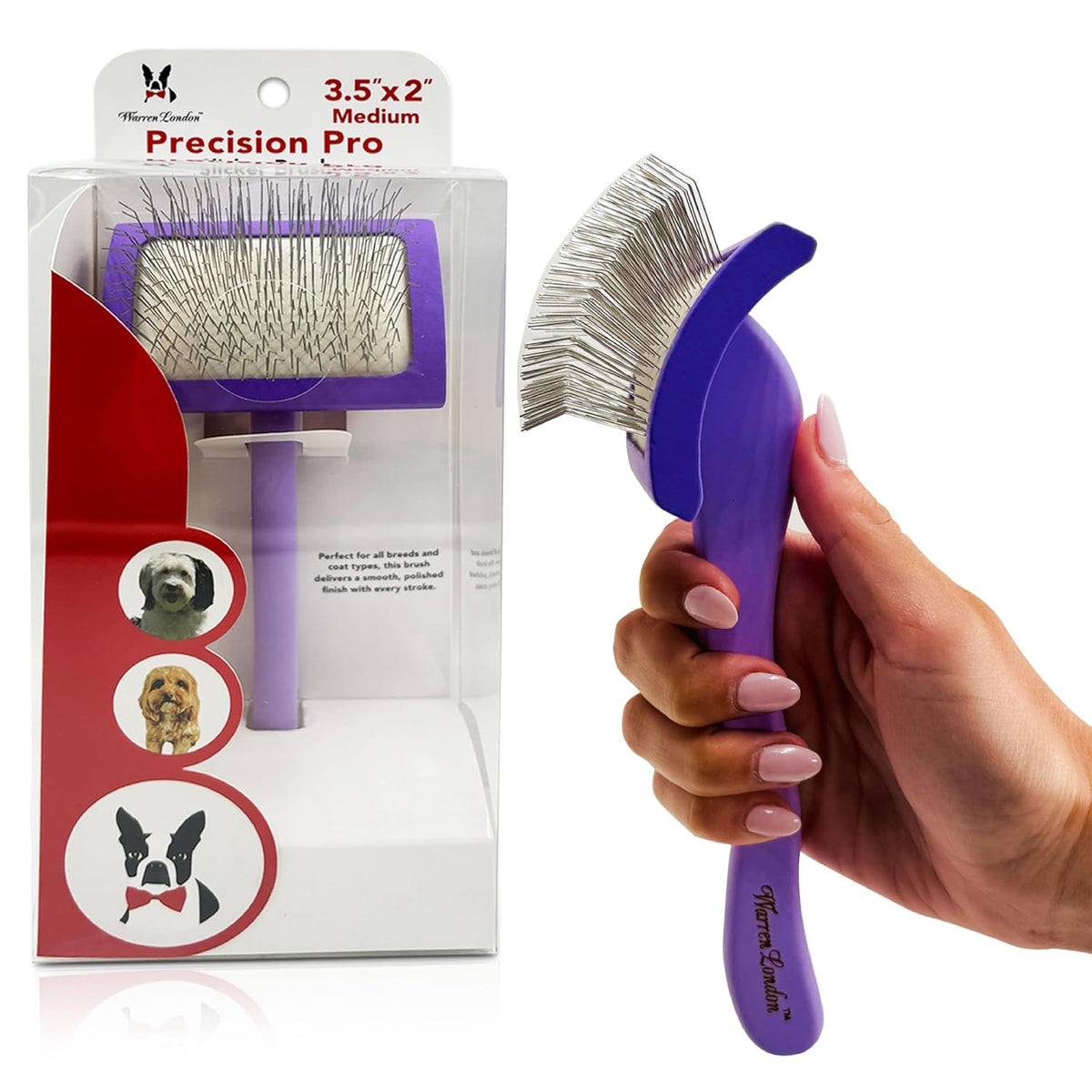 Gentle Touch Slicker Brush for Puppies & Small Dogs