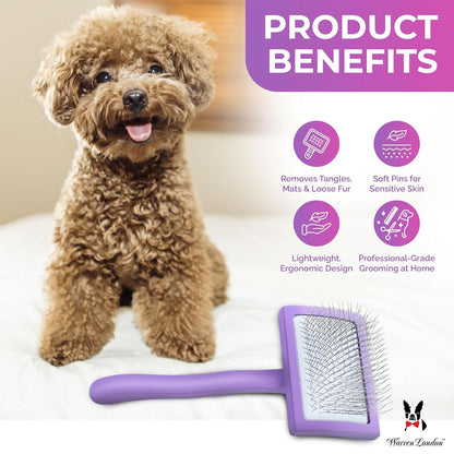 Gentle Touch Slicker Brush for Puppies & Small Dogs