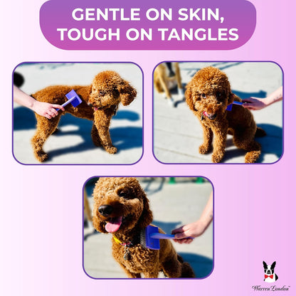 Gentle Touch Slicker Brush for Puppies & Small Dogs