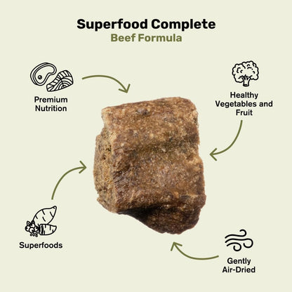 Air-Dried Beef Dog Food, 87% Real Meat, 24 oz