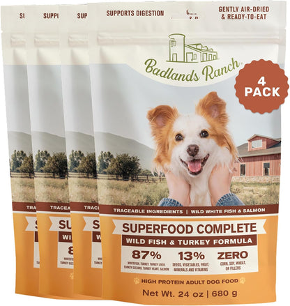 Air-Dried Beef Dog Food, 87% Real Meat, 24 oz