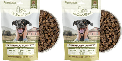 Air-Dried Beef Dog Food, 87% Real Meat, 24 oz