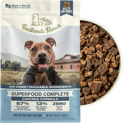 Air-Dried Beef Dog Food, 87% Real Meat, 24 oz