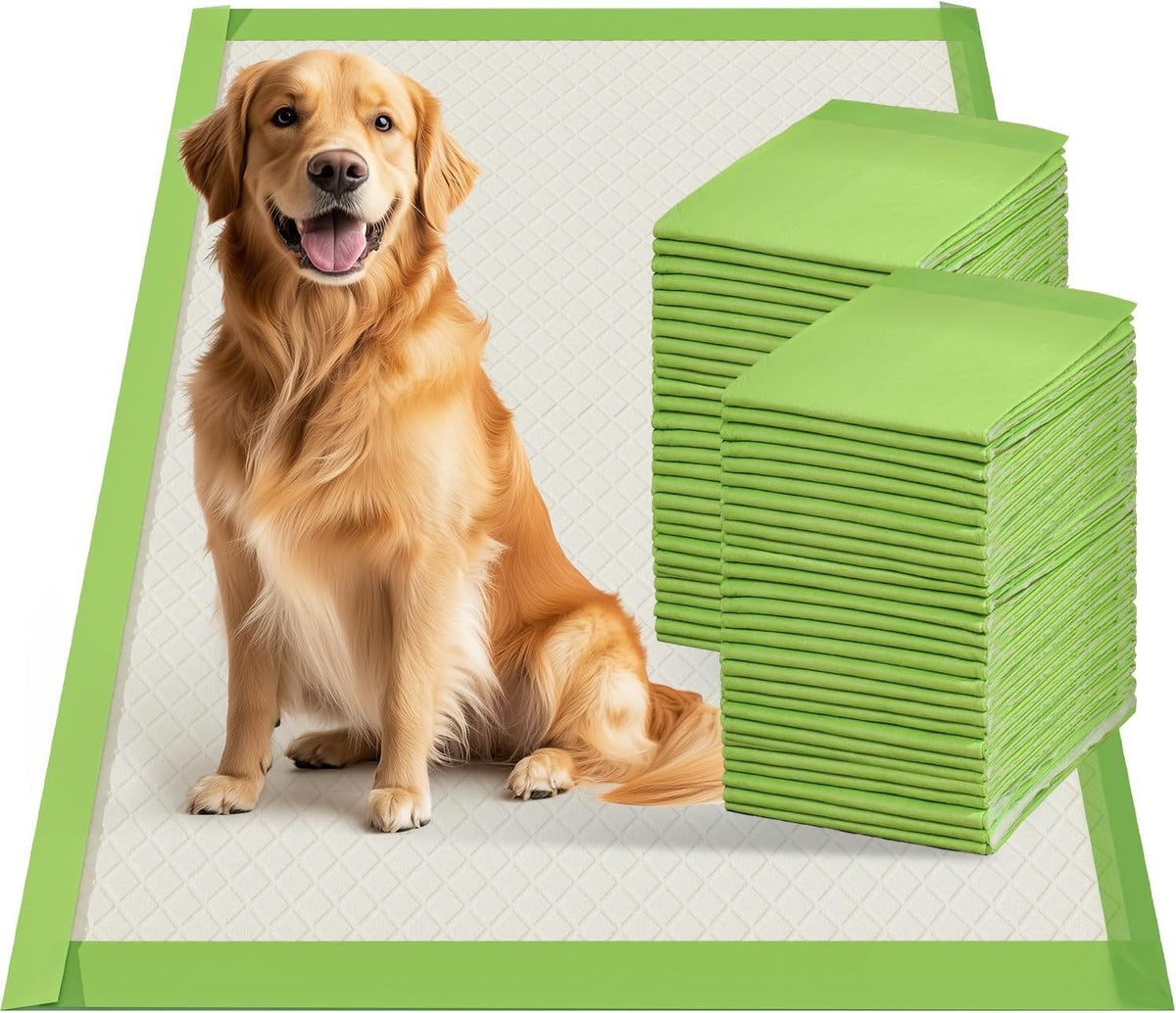Dog Pee Pads, XL 28"x34", All Edge-Wrapped, ECO Thick Pad