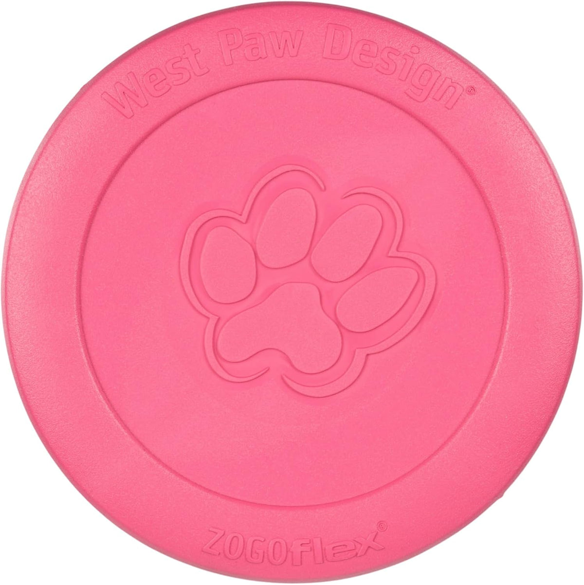 Zogoflex Zisc Dog Flying Disc, High Flying Aerodynamic Disc for Dogs Puppy – Lightweight, Floatable Disc for Fetch, Tug of War, Catch, Play – Doubles as Food/Water Bowl, Large 8.5", Tangerine