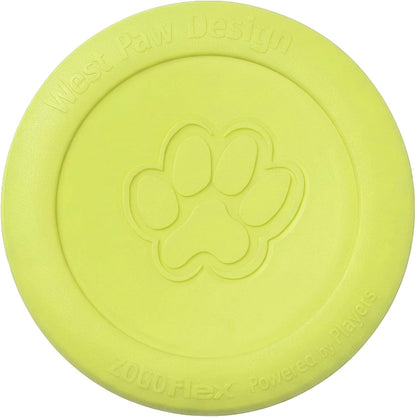 Zogoflex Zisc Dog Flying Disc, High Flying Aerodynamic Disc for Dogs Puppy – Lightweight, Floatable Disc for Fetch, Tug of War, Catch, Play – Doubles as Food/Water Bowl, Large 8.5", Tangerine