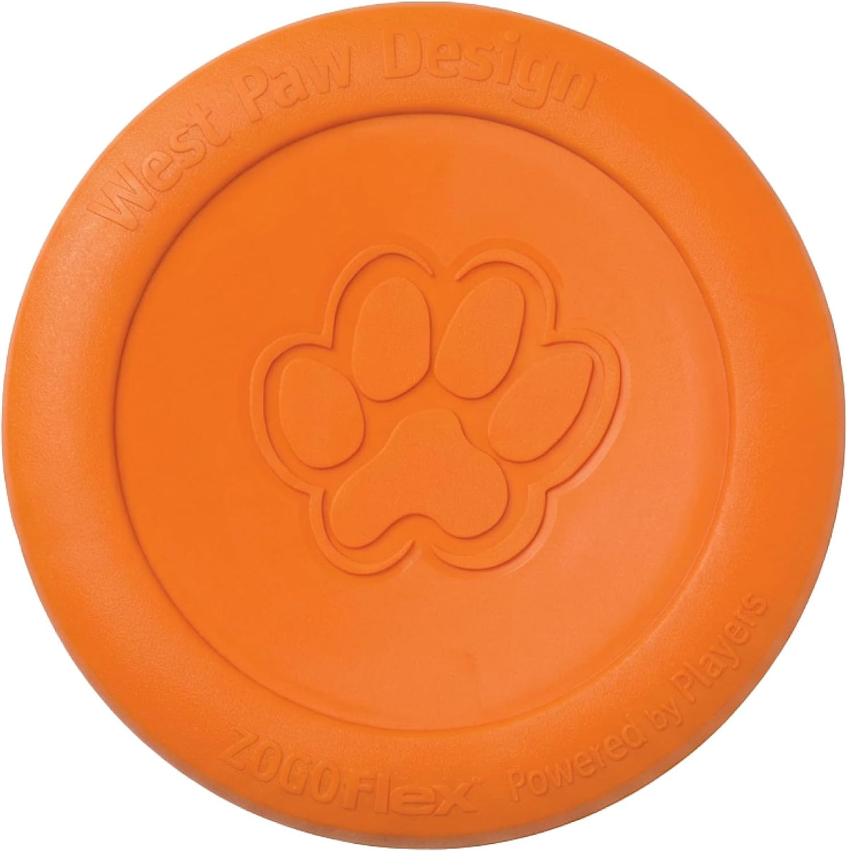 Zogoflex Zisc Dog Flying Disc, High Flying Aerodynamic Disc for Dogs Puppy – Lightweight, Floatable Disc for Fetch, Tug of War, Catch, Play – Doubles as Food/Water Bowl, Large 8.5", Tangerine