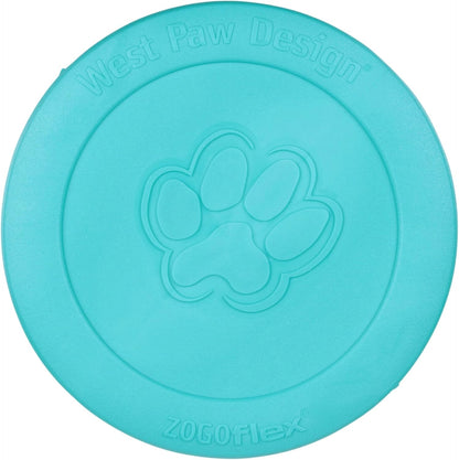 Zogoflex Zisc Dog Flying Disc, High Flying Aerodynamic Disc for Dogs Puppy – Lightweight, Floatable Disc for Fetch, Tug of War, Catch, Play – Doubles as Food/Water Bowl, Large 8.5", Tangerine