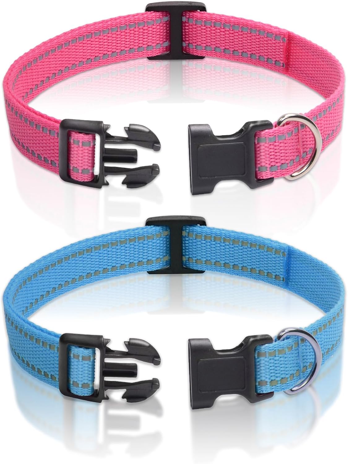 Vibrating Dog Collar No Shock - 3300ft Dog Training Collar with Remote for 10-120lbs Small Medium Large with Beep, Vibration, Ultrasonic Modes, Security Lock & No Prongs