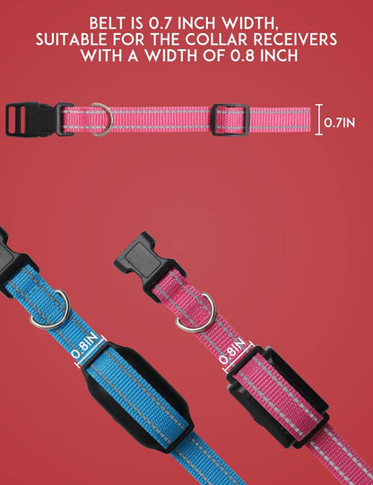 Vibrating Dog Collar No Shock - 3300ft Dog Training Collar with Remote for 10-120lbs Small Medium Large with Beep, Vibration, Ultrasonic Modes, Security Lock & No Prongs