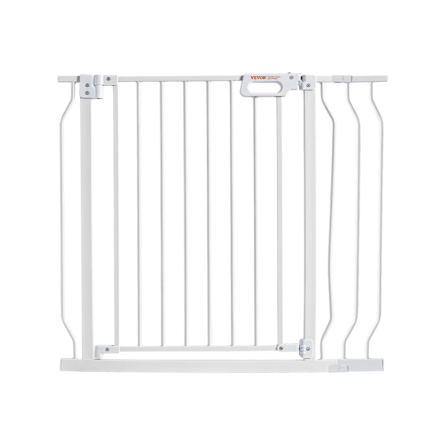 29.5-51" Extra Wide Safety Gate for Stairs, Auto Close Dog Gate for The House, Easy Install Pressure Mounted Pet Gates for Doorways, Easy Walk Thru Wide Safety Gate for Dog, Black