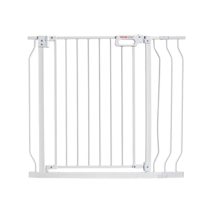 29.5-51" Extra Wide Safety Gate for Stairs, Auto Close Dog Gate for The House, Easy Install Pressure Mounted Pet Gates for Doorways, Easy Walk Thru Wide Safety Gate for Dog, Black