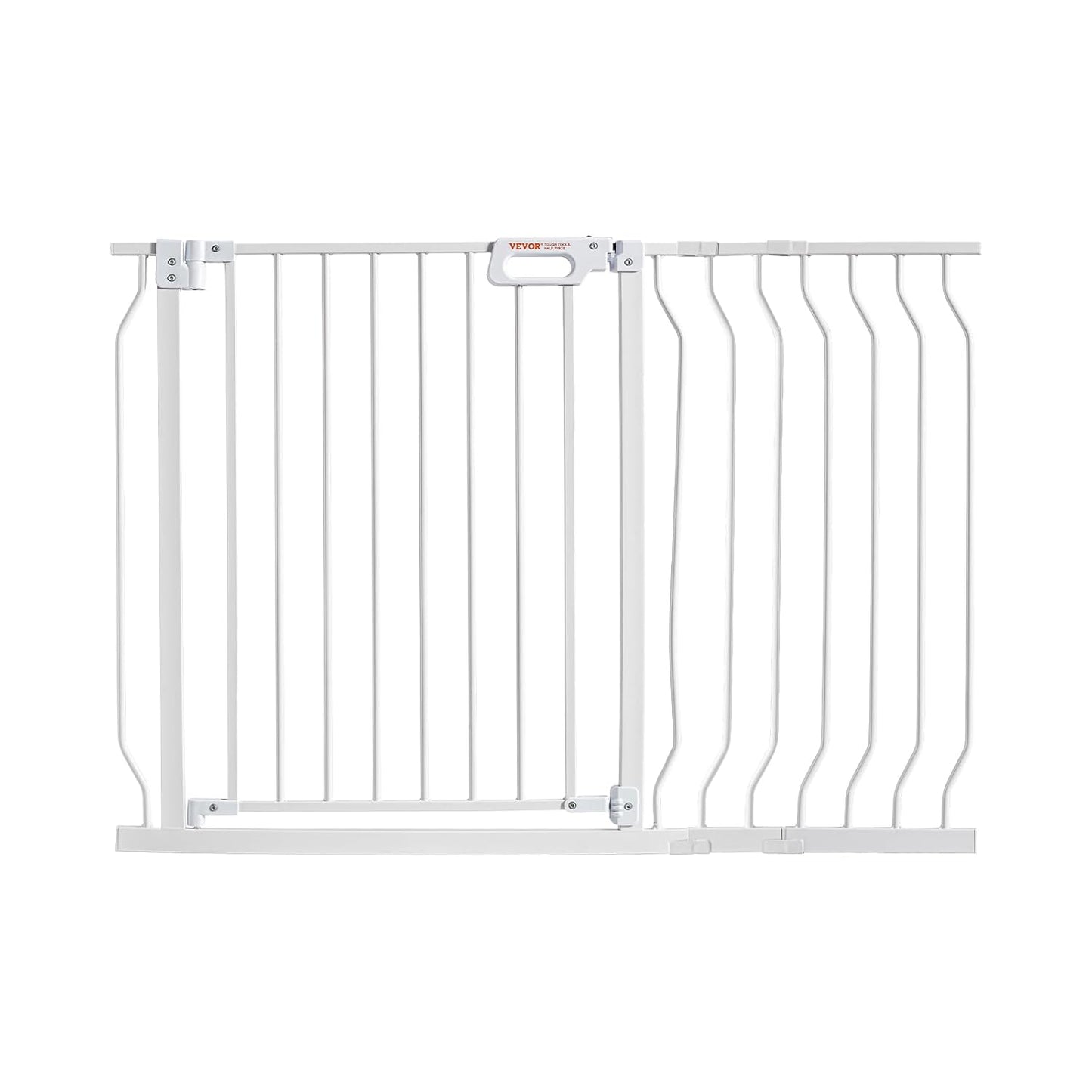 29.5-51" Extra Wide Safety Gate for Stairs, Auto Close Dog Gate for The House, Easy Install Pressure Mounted Pet Gates for Doorways, Easy Walk Thru Wide Safety Gate for Dog, Black