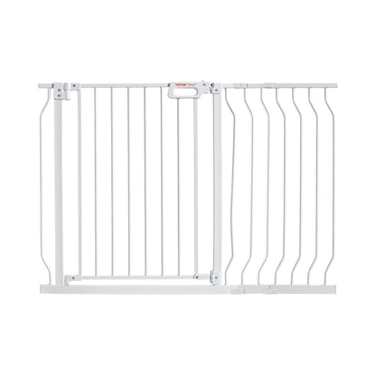 29.5-51" Extra Wide Safety Gate for Stairs, Auto Close Dog Gate for The House, Easy Install Pressure Mounted Pet Gates for Doorways, Easy Walk Thru Wide Safety Gate for Dog, Black