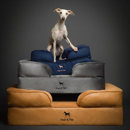 XL Dog Bed, 45x35x11 Inch, Orthopedic Large Dog Beds, Eggshell Memory Foam Infused with Cooling Gel, Inner Cover, Water Resistant, Machine Washable