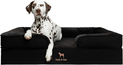 XL Dog Bed, 45x35x11 Inch, Orthopedic Large Dog Beds, Eggshell Memory Foam Infused with Cooling Gel, Inner Cover, Water Resistant, Machine Washable